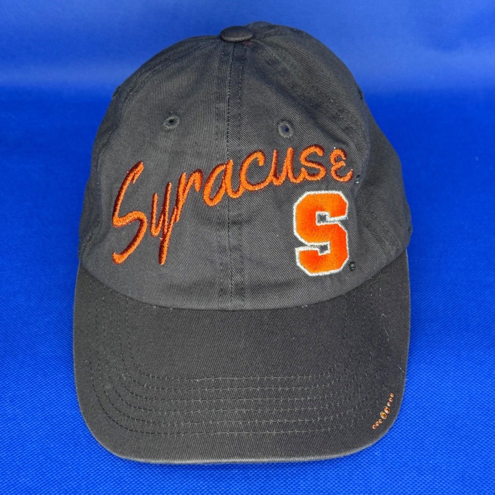 Syracuse University Womens Baseball Cap Hat Embroidered Rhinestone NCAA Y2K Fan